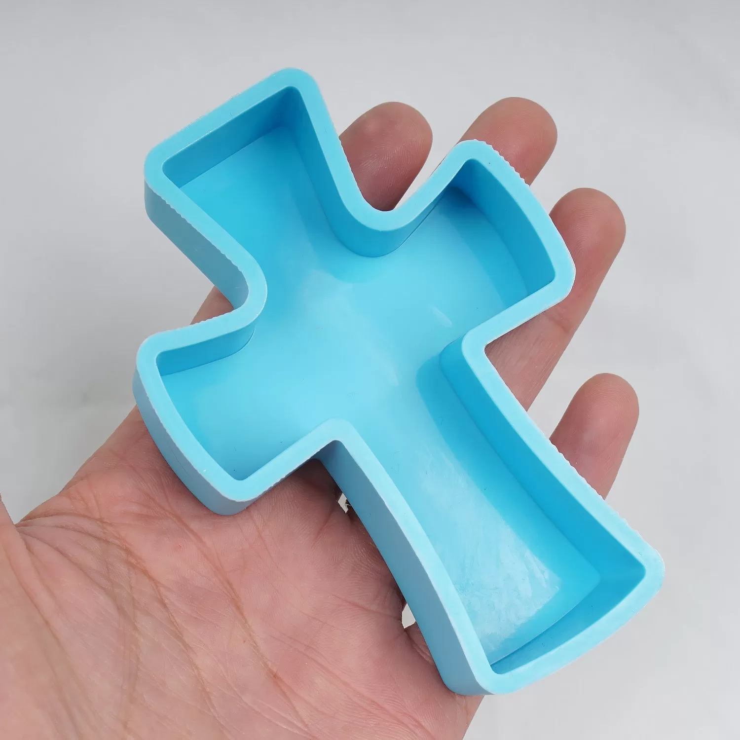 1 Piece Square Cross Silicone Car Freshie Mold DIY Car Aroma Mold 10392657