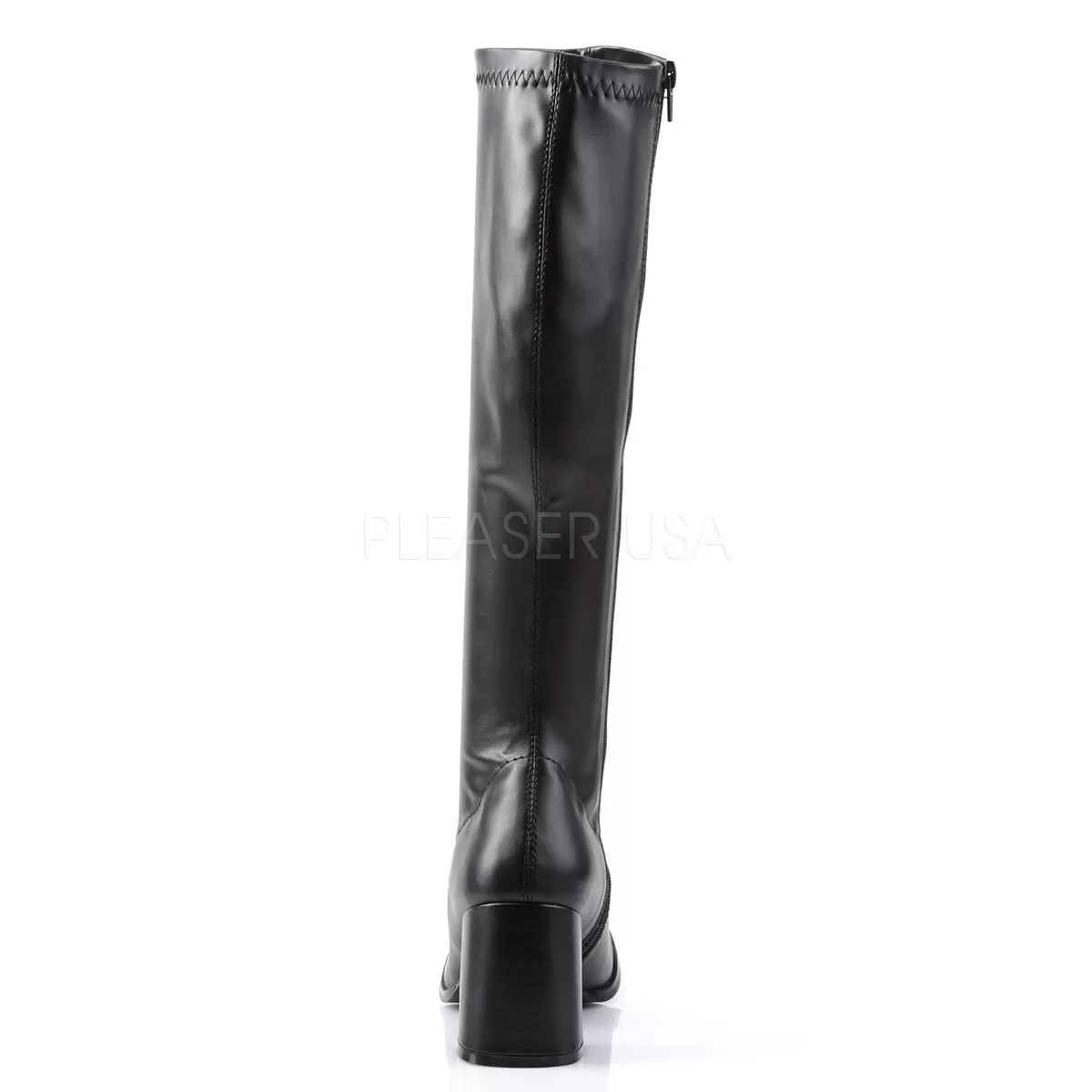 3 Inch Heel GOGO-300 Black Pu