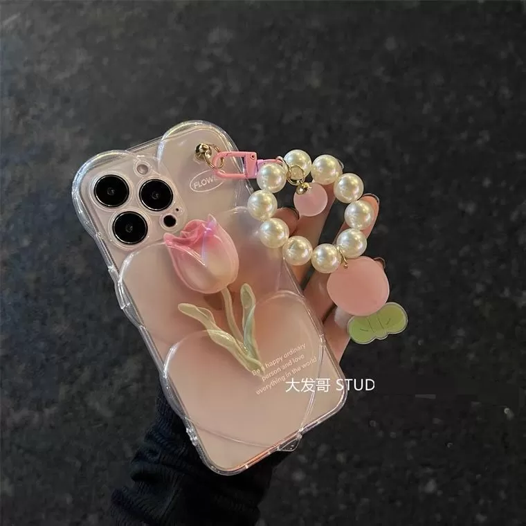 3D Tulip Flower Phone Case