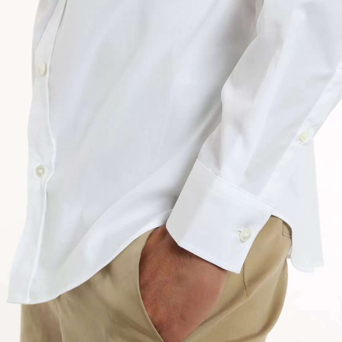 (50% Off) Burberry Cambridge Long Sleeve Shirt White