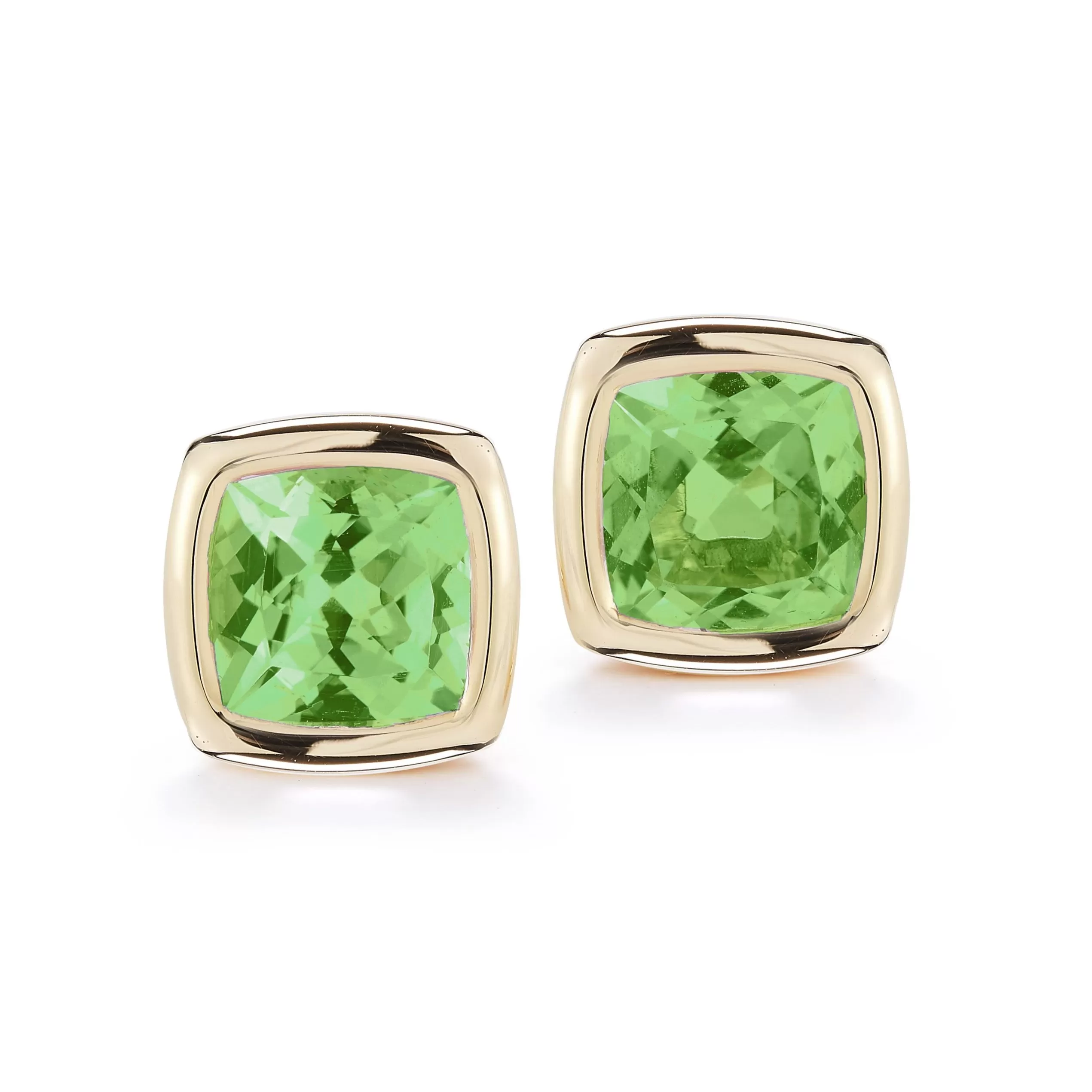 A & Furst - Gaia - Stud Earrings with Peridot, 18k Yellow Gold