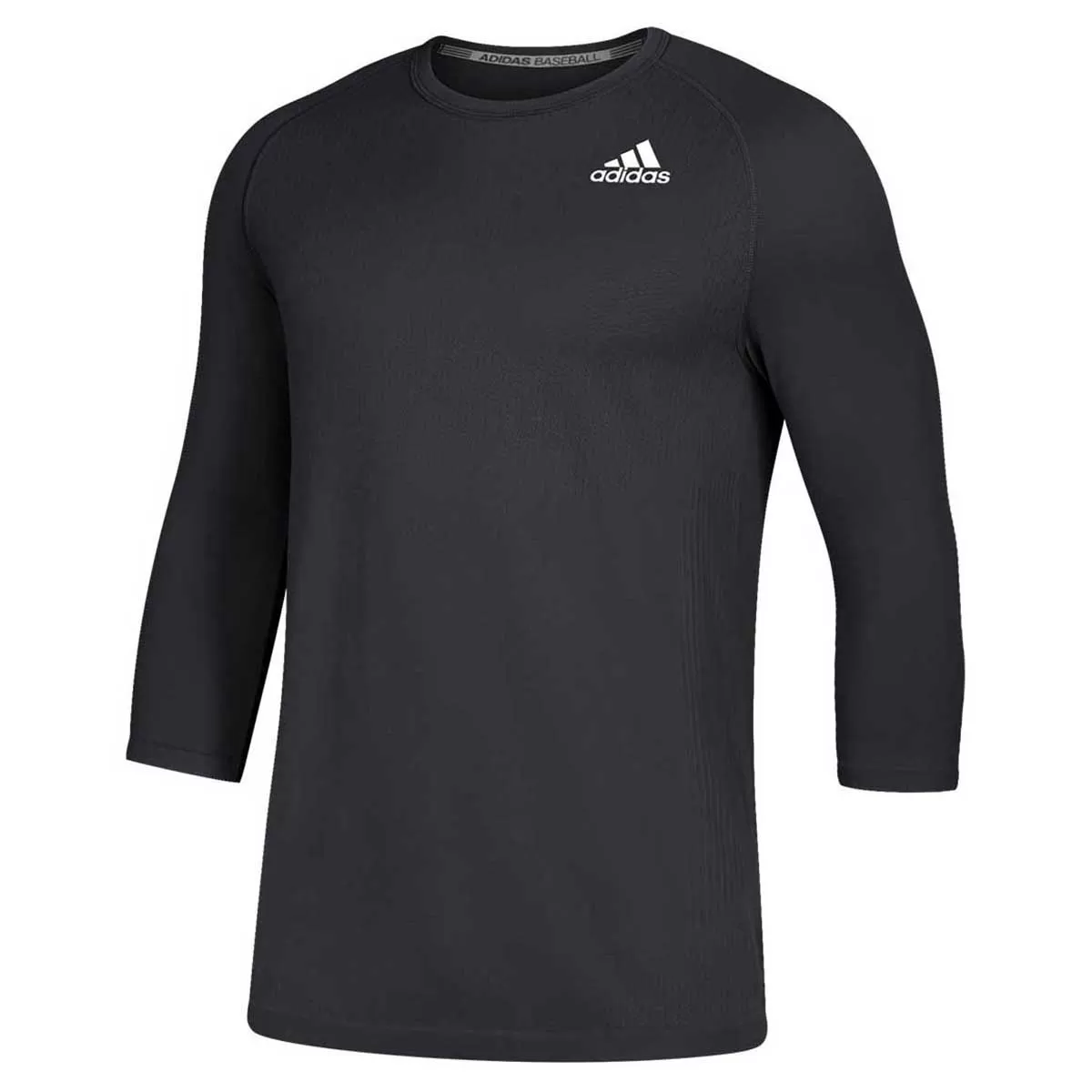 adidas Men's Black Fielder's Choice 2.0 3/4 Baselayer