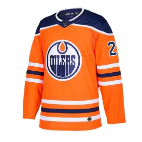 adidas - Men's Edmonton Oilers Authentic Milan Lucic Home Jersey (CA6921)