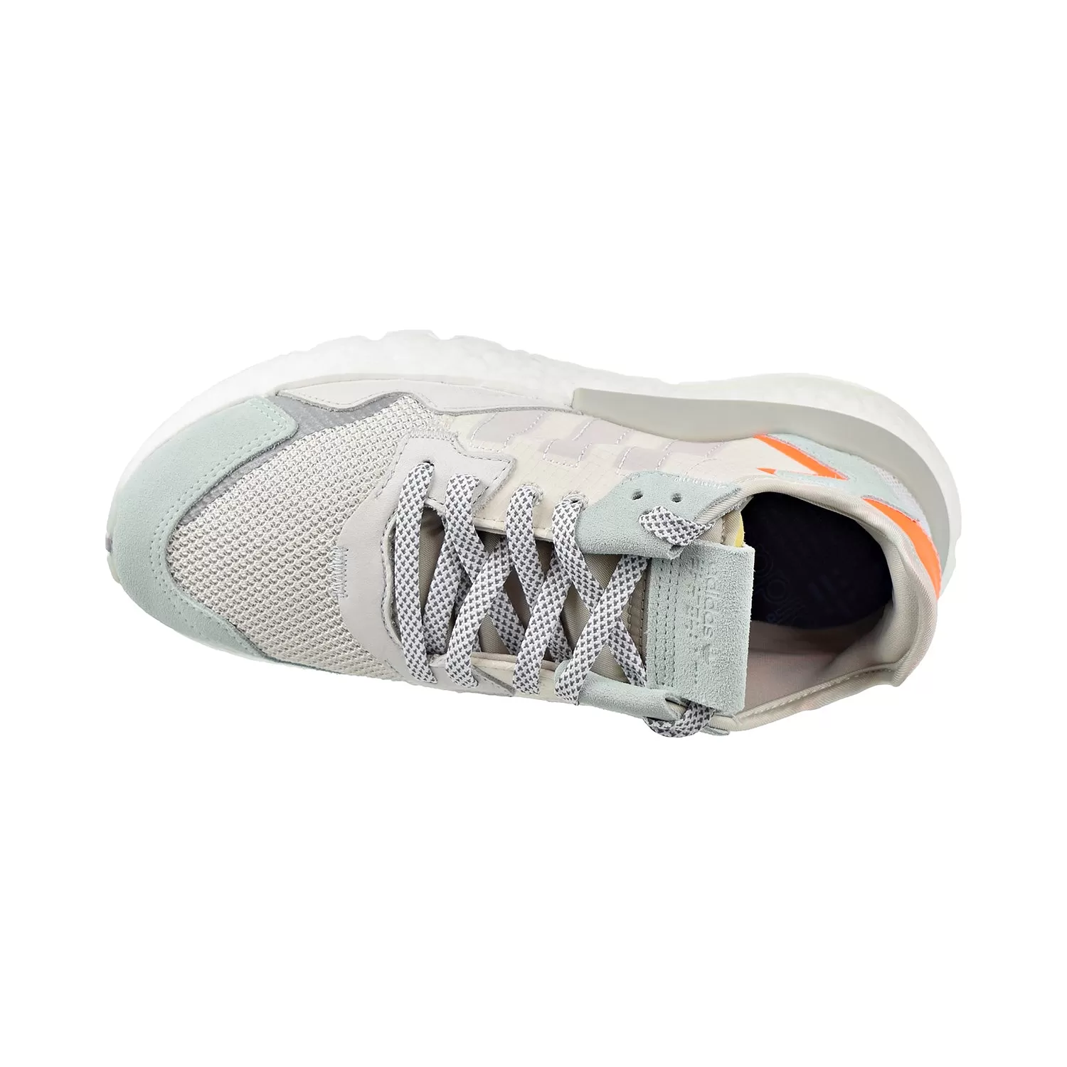 Adidas Nite Jogger Men's Shoes Raw White/Grey One/Vapour Green