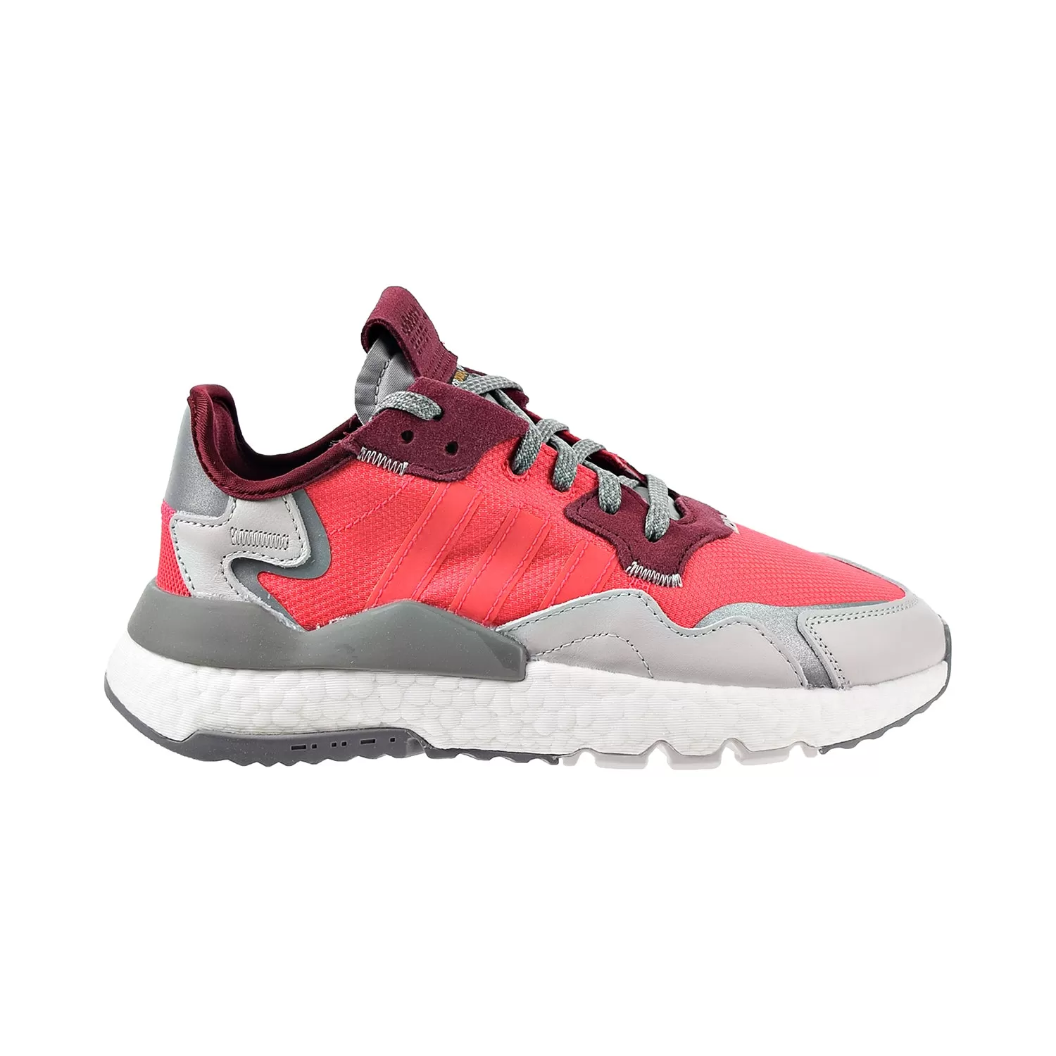 Adidas Nite Jogger Women's Shoes Shock Red-Grey One