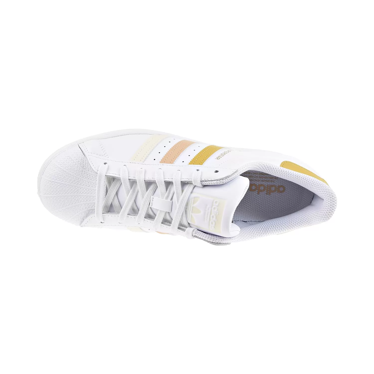 Adidas Superstar Men's Shoes White/Golden Beige