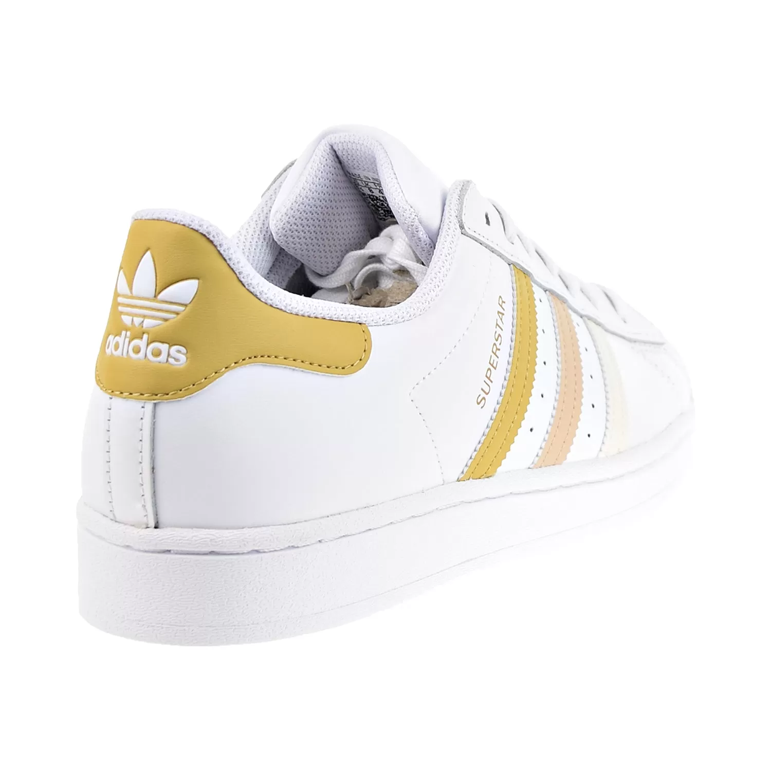 Adidas Superstar Men's Shoes White/Golden Beige