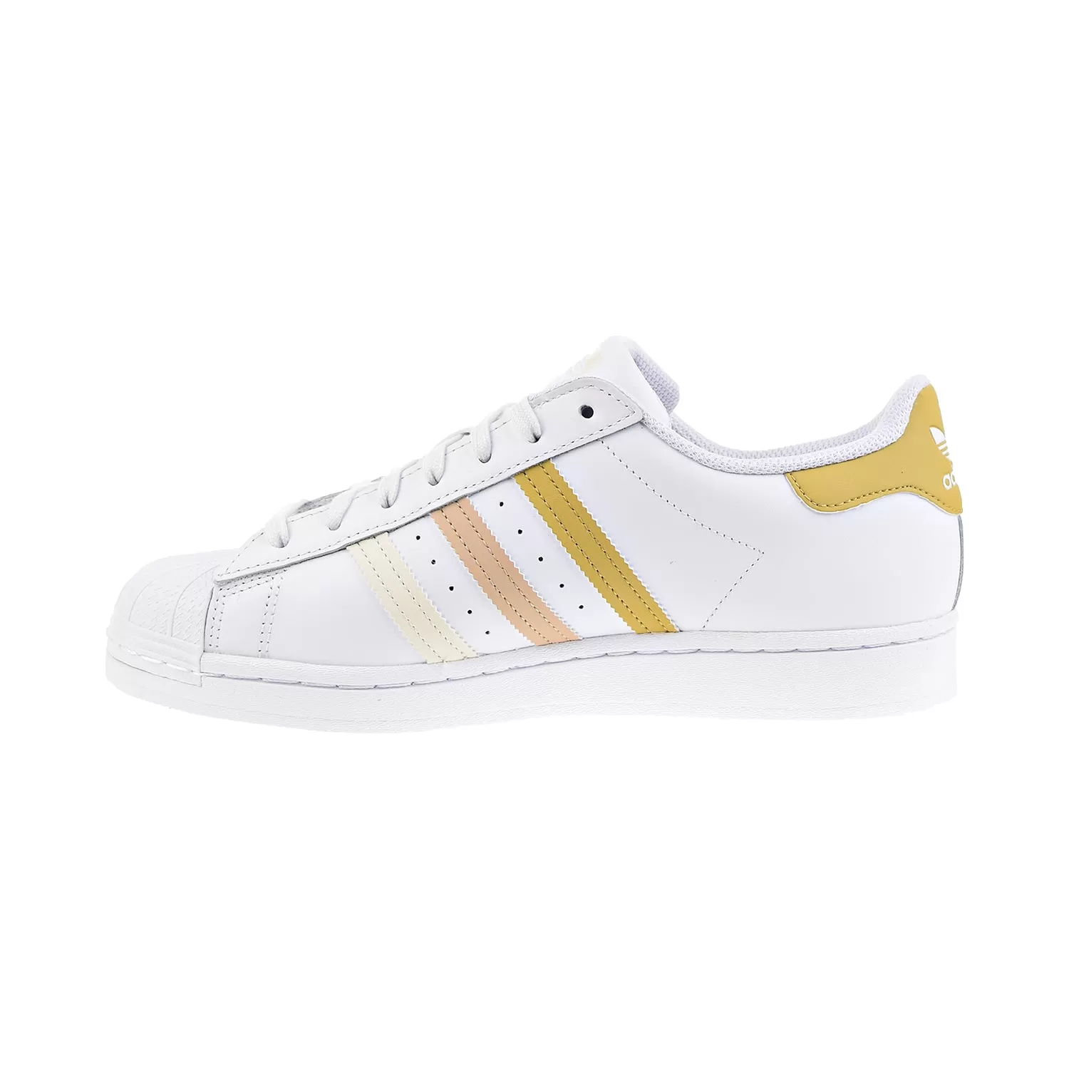 Adidas Superstar Men's Shoes White/Golden Beige