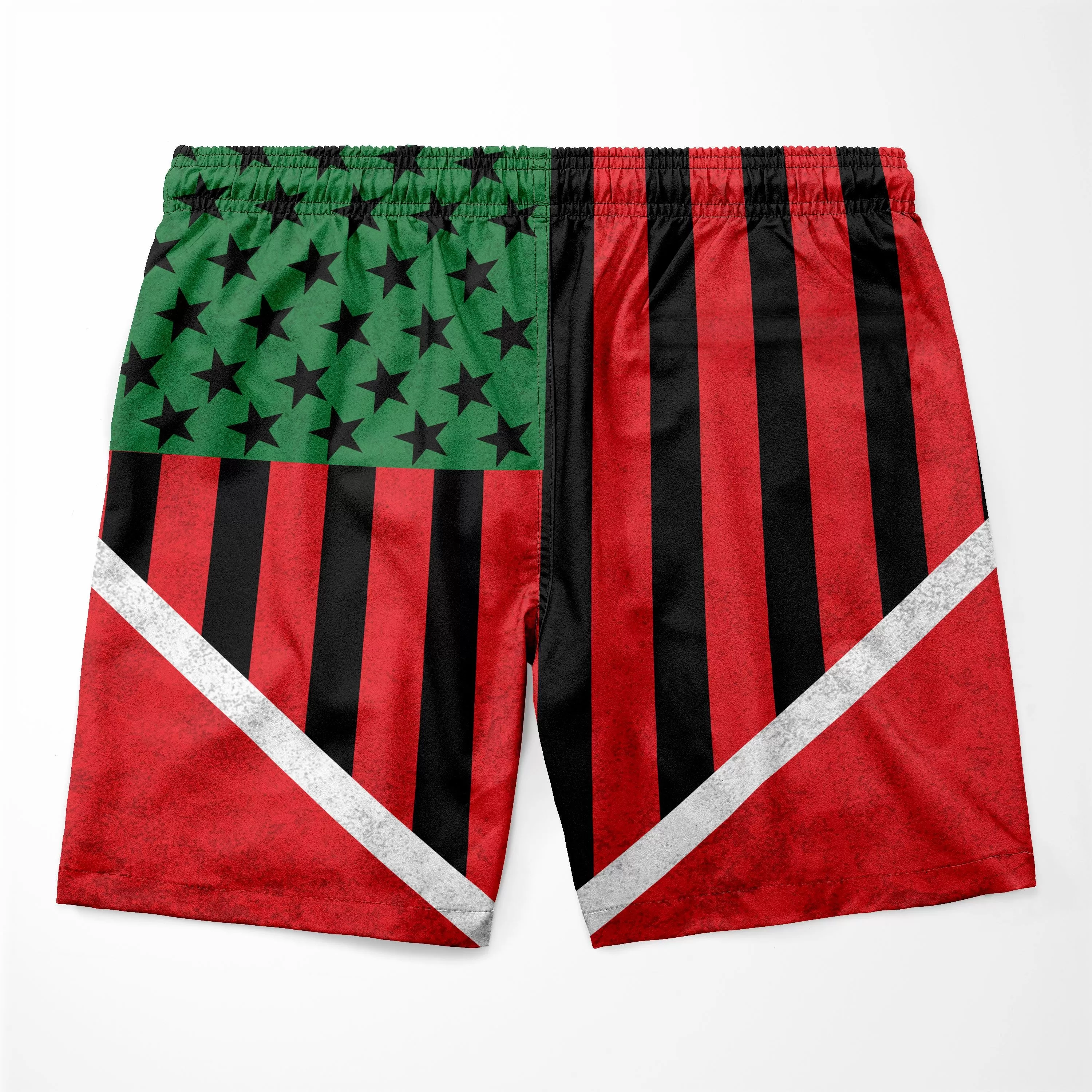 African American Flag 2 T-shirt and Shorts Set