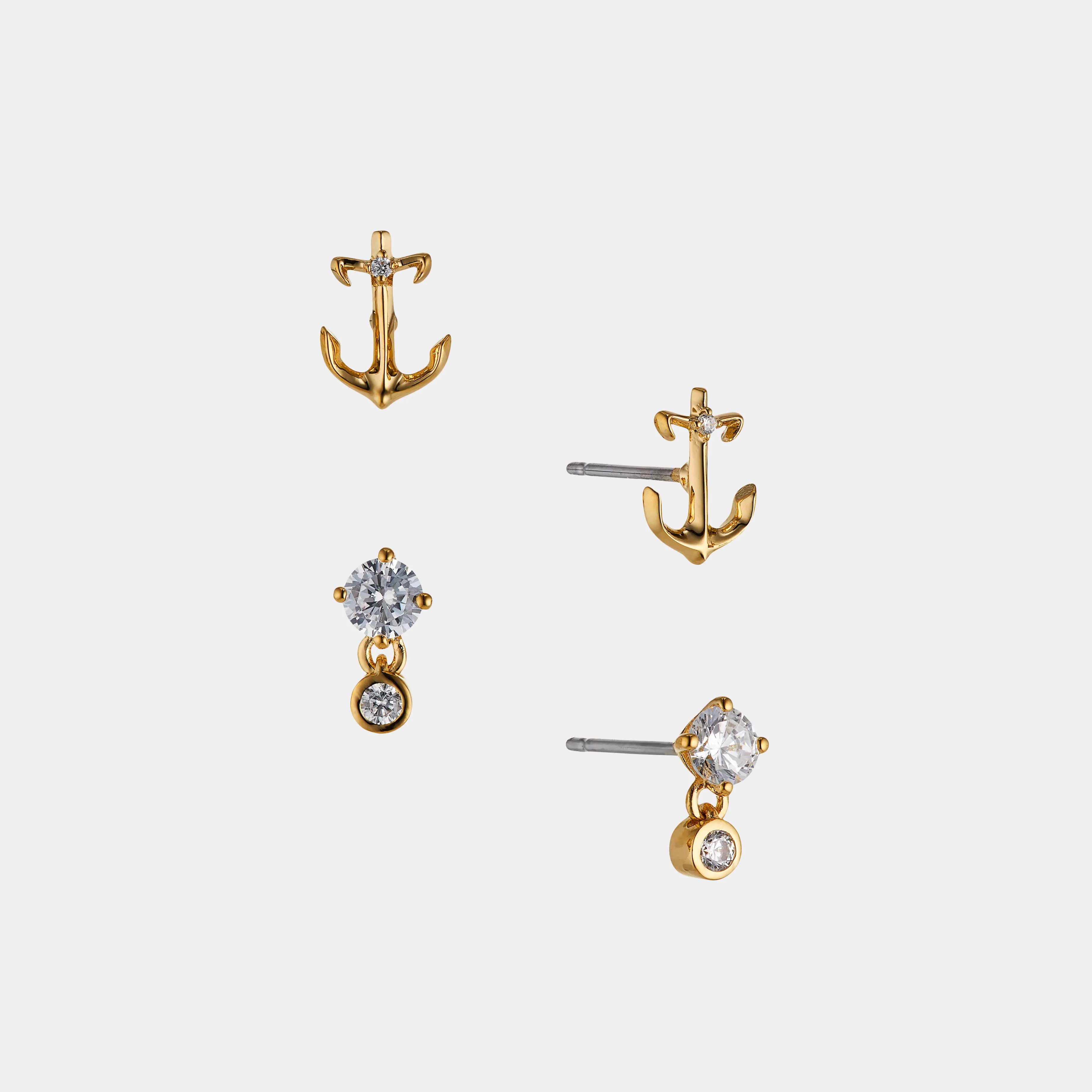 AJOA VACAY ANCHOR SET OF EARRINGS