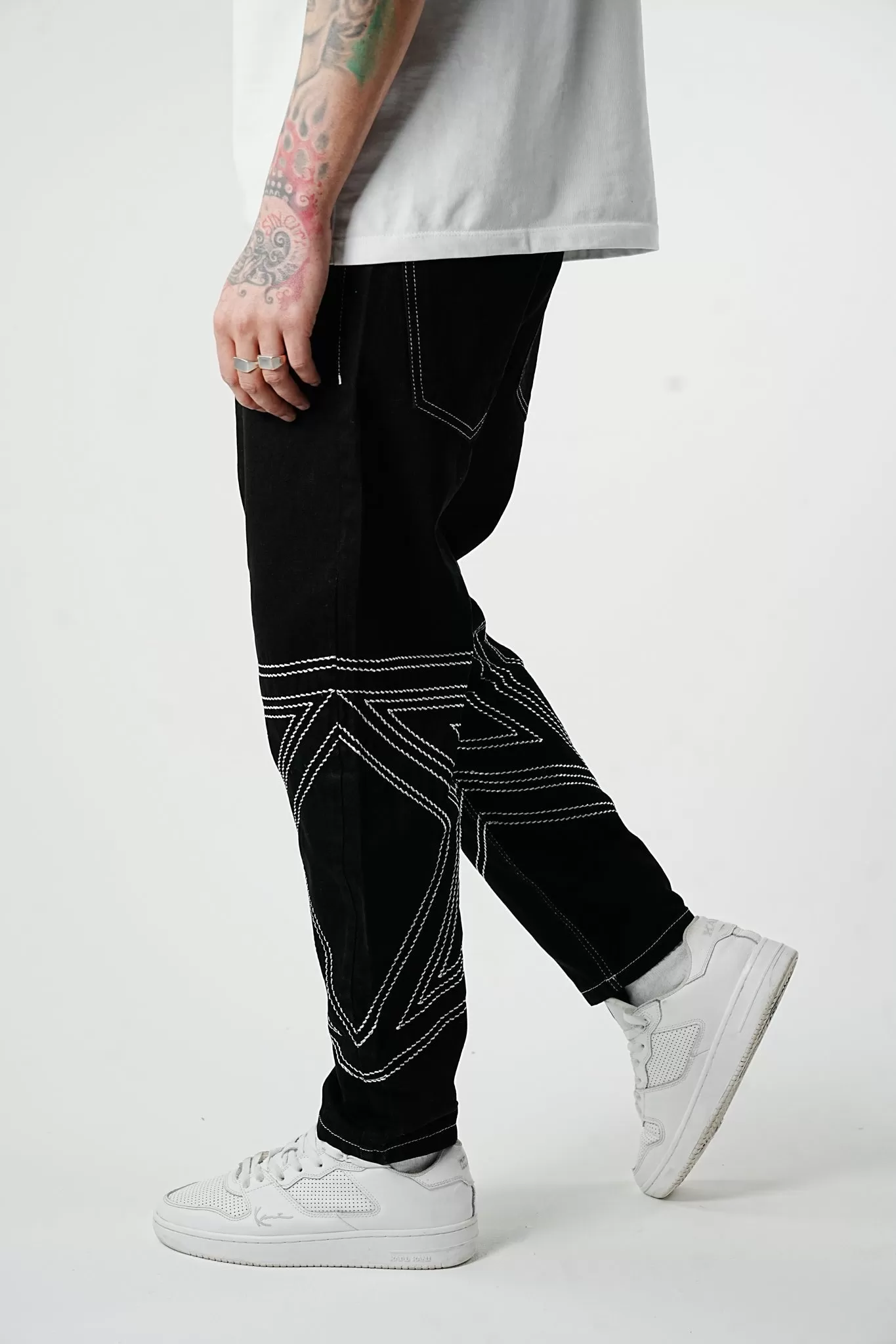 All Stars Black Relaxed Fit Jeans