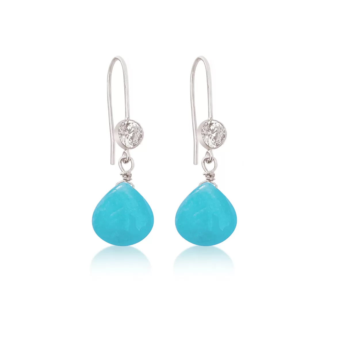 Amazonite Earrings for Courage