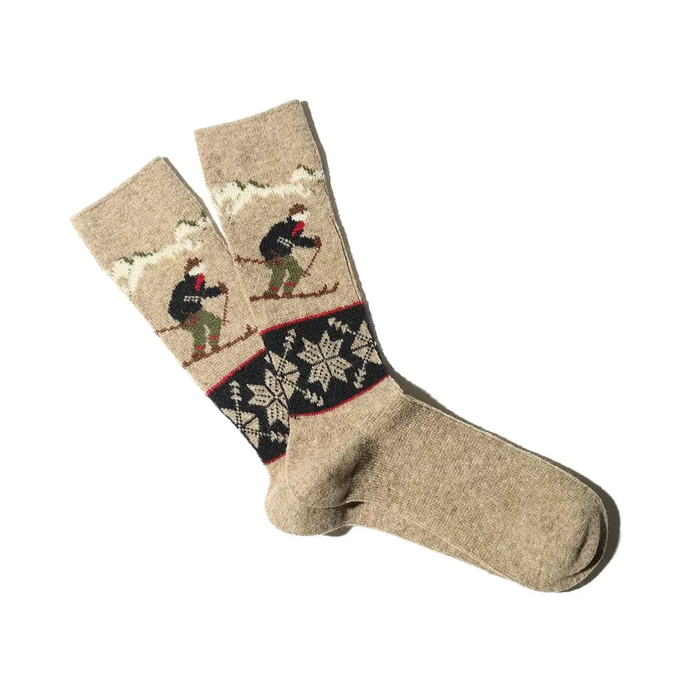 ANONYMOUSISM JAPAN Ski Socks - Beige