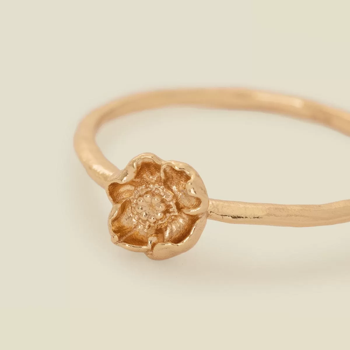 August Birth Flower Ring