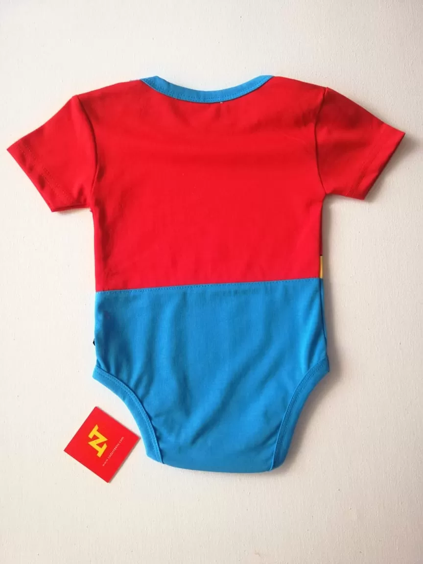 B6(SB04)- SuperMan Bodysuit