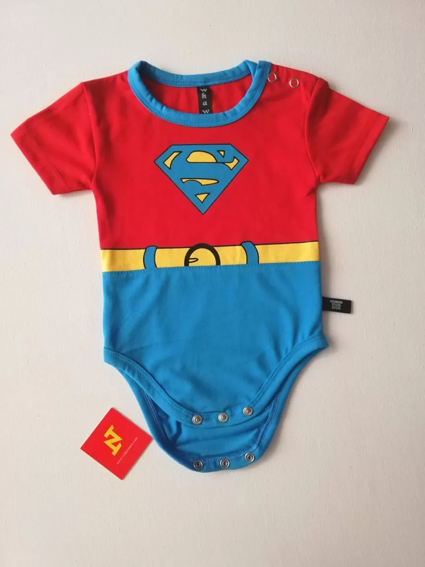 B6(SB04)- SuperMan Bodysuit