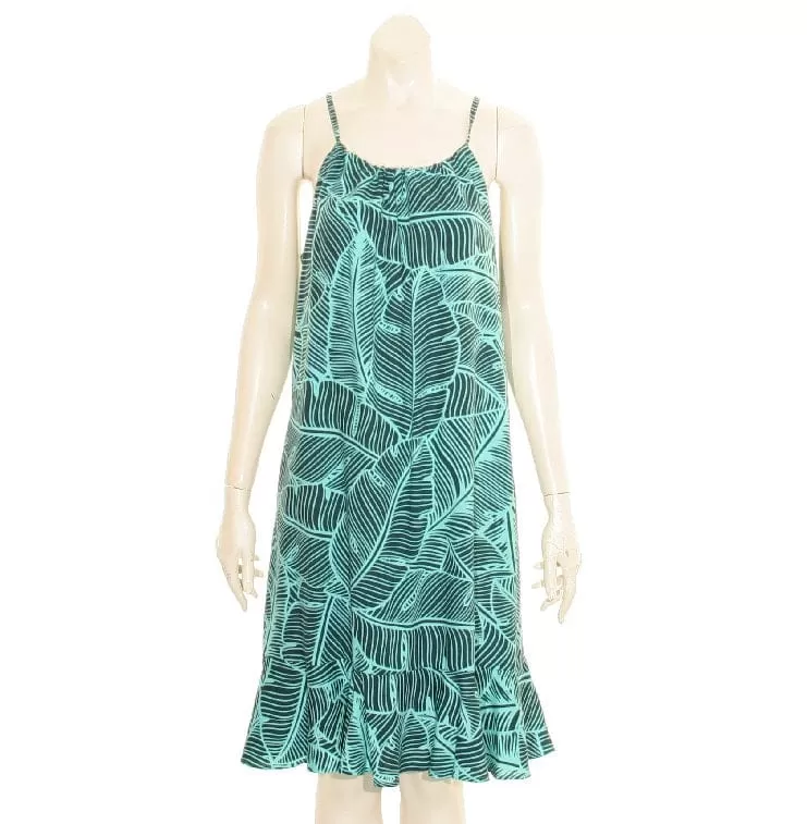 Banana Leaf Knee Length Dress