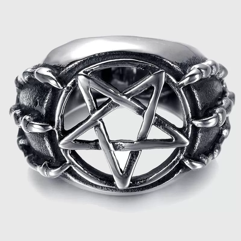 Baphomet's Claws with Pentagram Ring