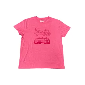 Barbie Women's Classic Convertible Short Sleeve Graphic Tee Shirt