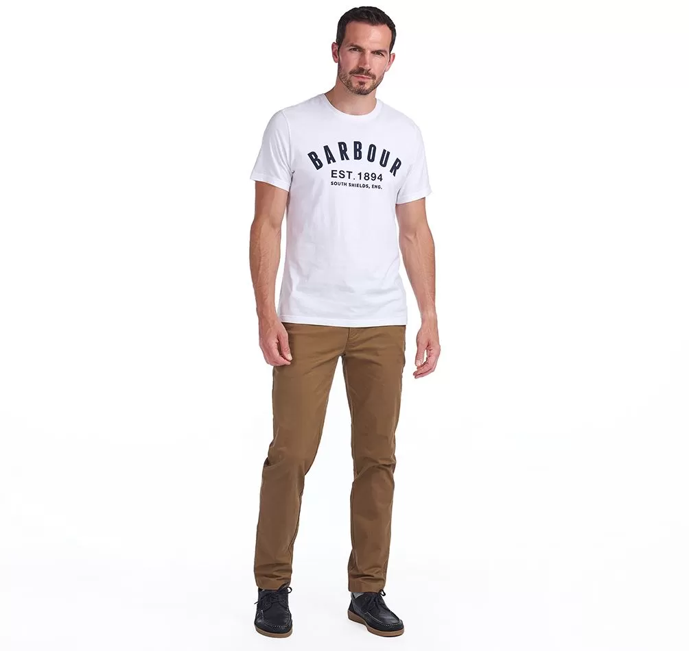 Barbour Men's Ridge Logo T-Shirt - Short Sleeved