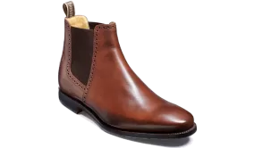 Barker Hawkin Chelsea Boot  -  Dark Walnut Calf