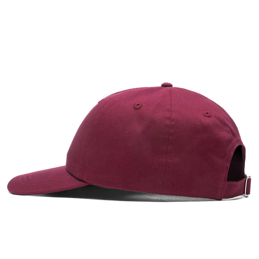 Basic Stock Low Pro Cap - Burgundy