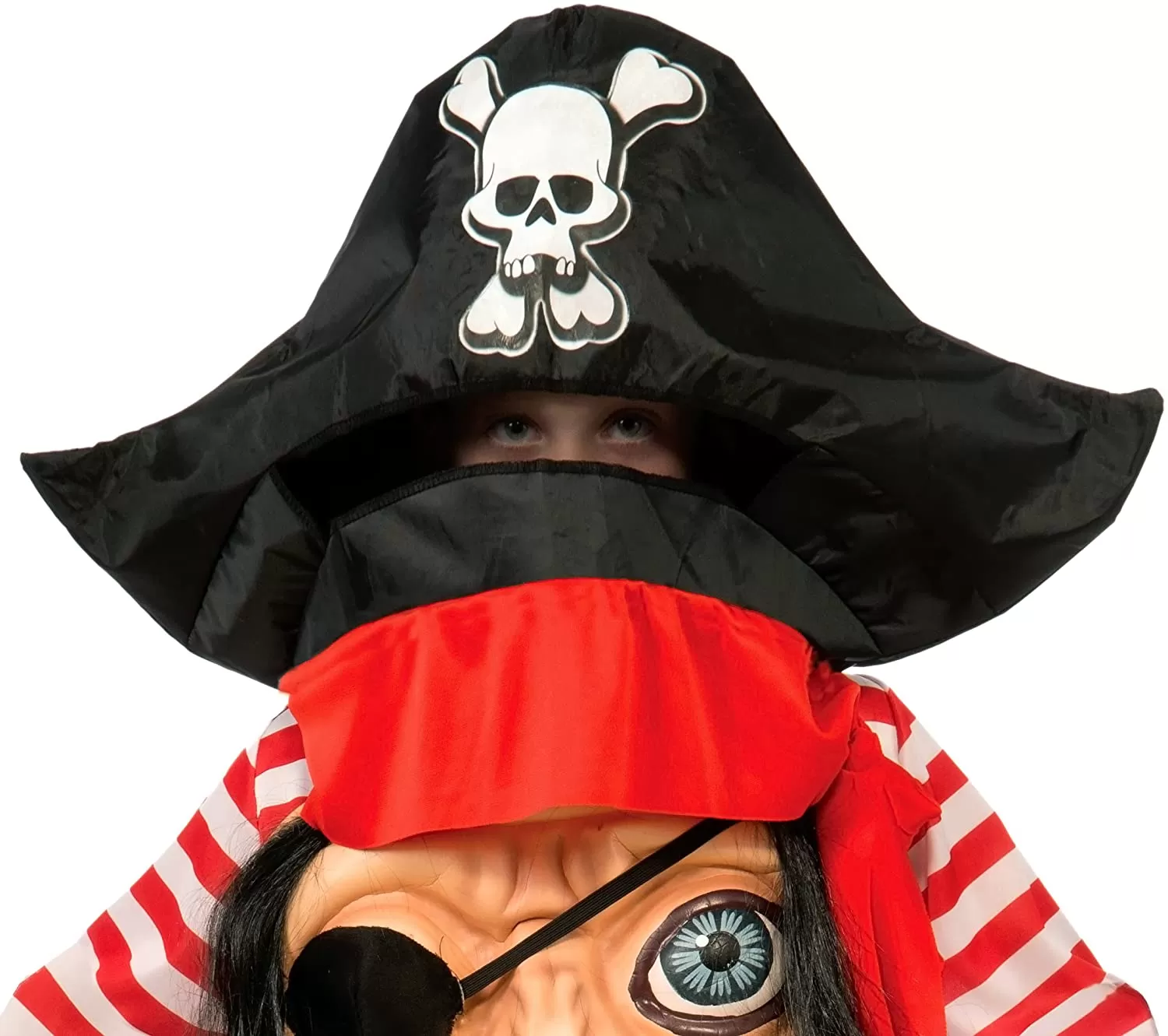 Big Face Buccaneer Child Costume, Size 10