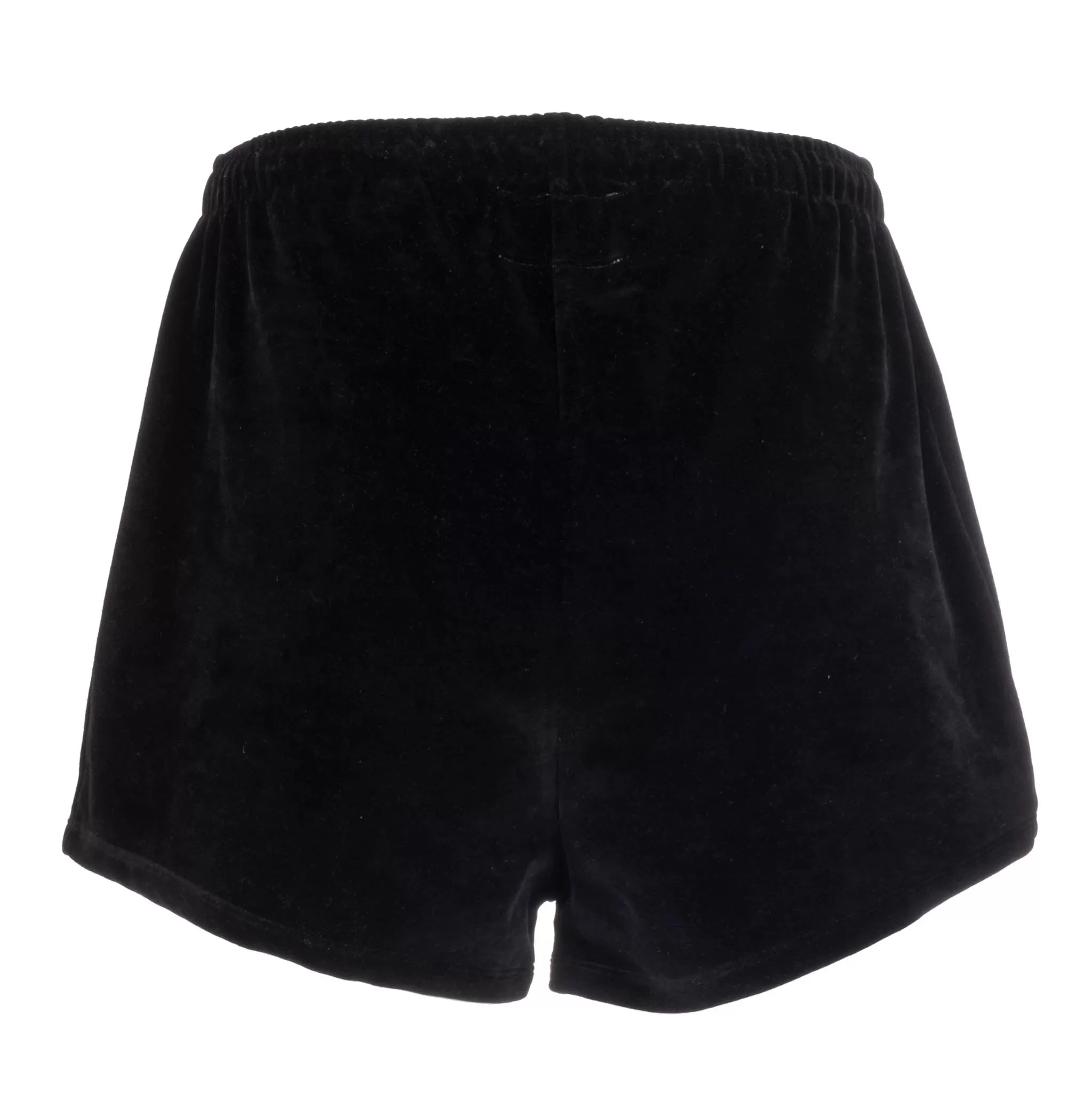 Black Velour Shorts