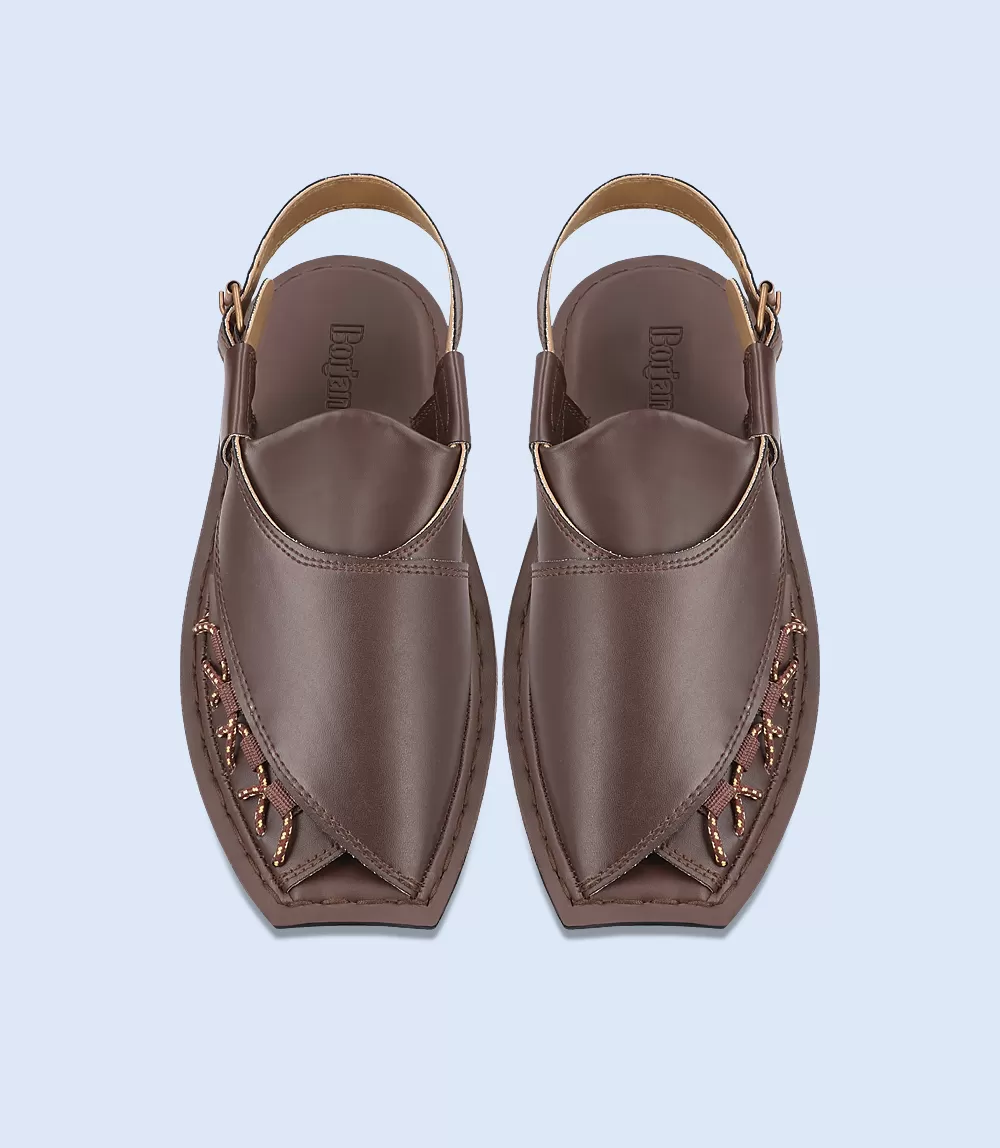 BM4943-BROWN-Men Peshawari's