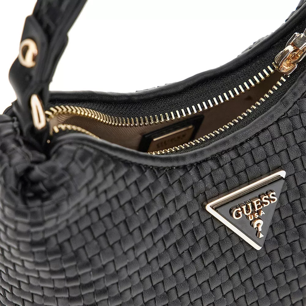 Borsa Donna a Mano GUESS Chiusa con Zip Linea Etel colore Nero