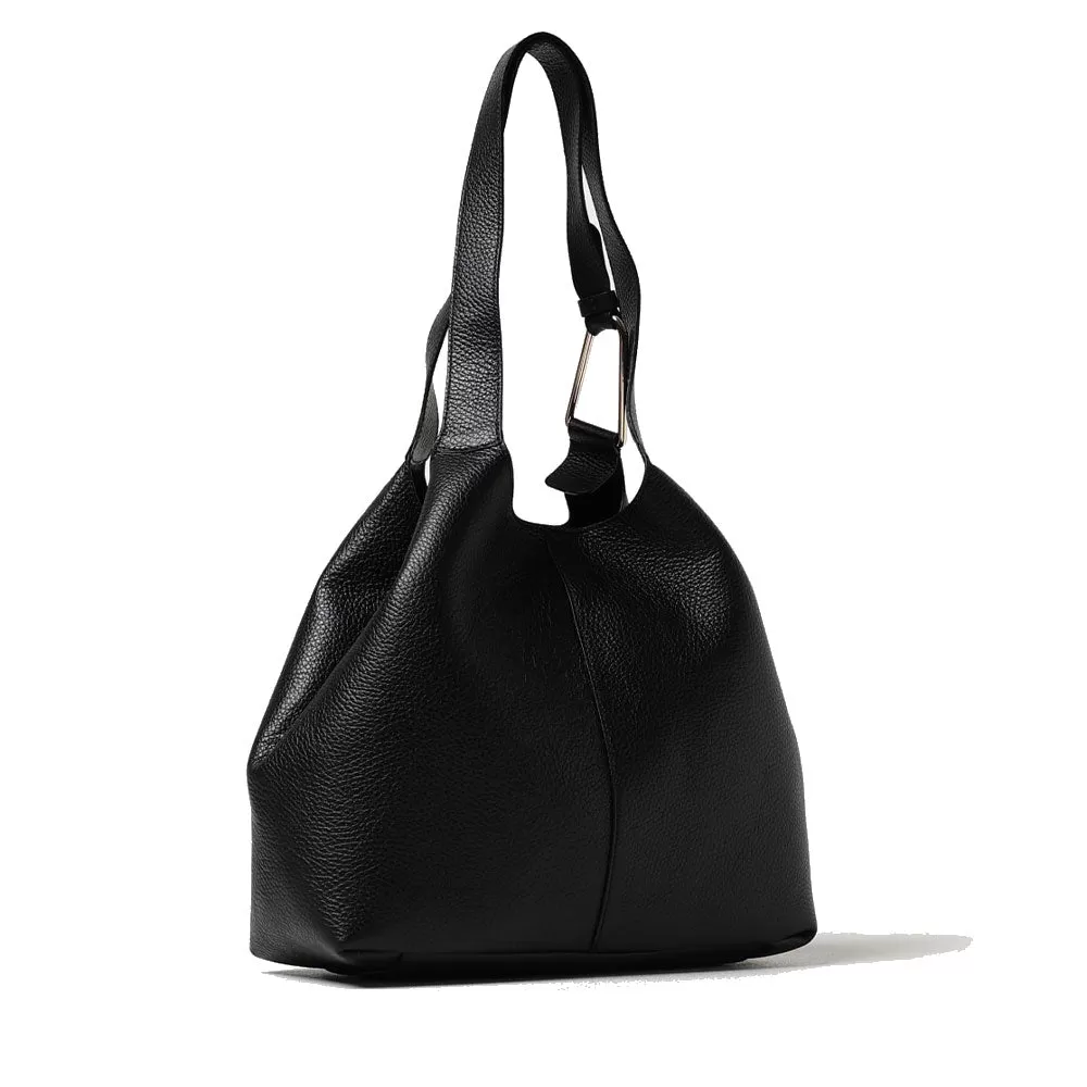 Borsa Donna a Spalla COCCINELLE in Pelle Linea Brume colore Nero