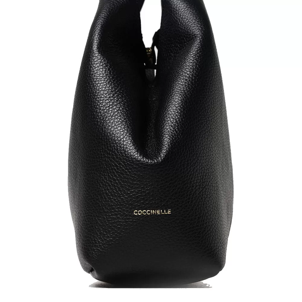 Borsa Donna a Spalla COCCINELLE in Pelle Linea Brume colore Nero