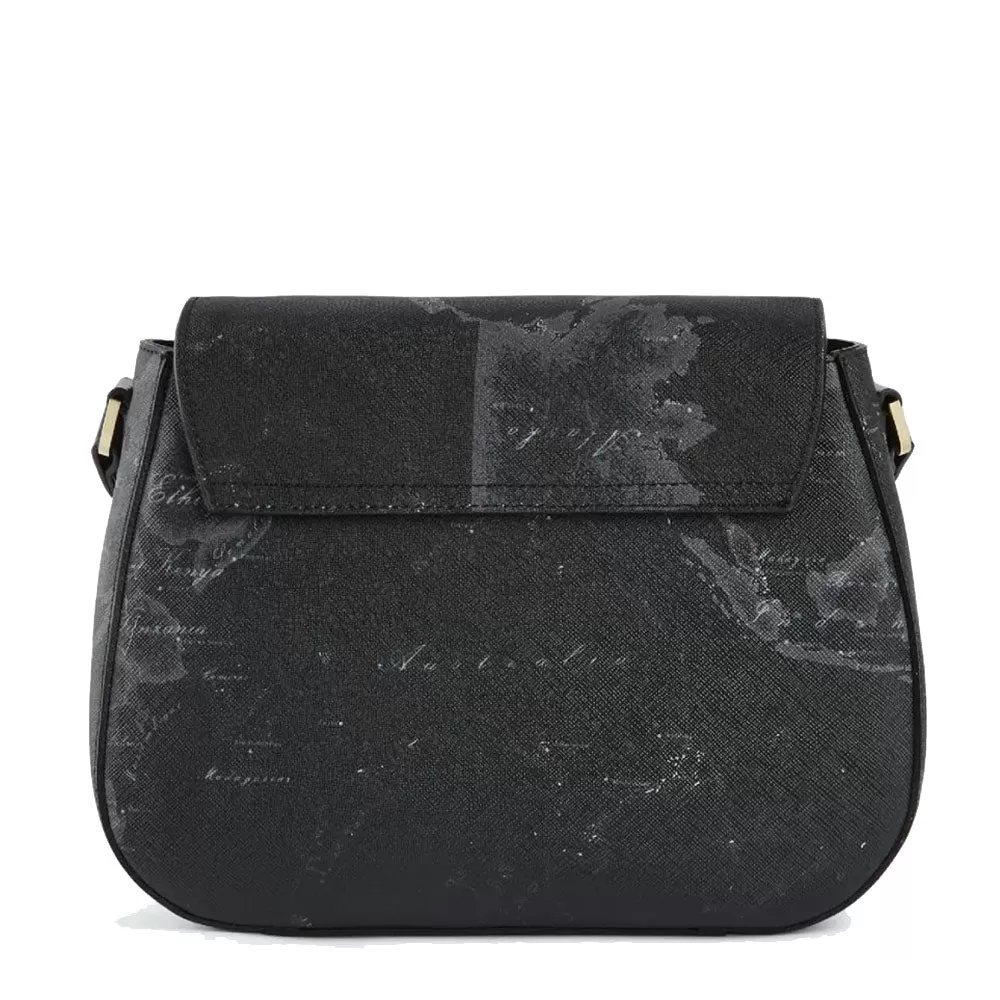 Borsa Donna a Tracolla 1A Classe Alviero Martini linea Geo Noir stampa Geo Night GV88