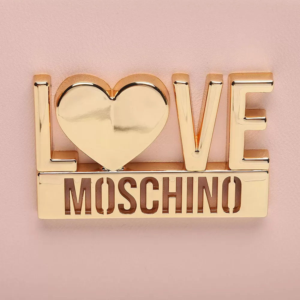 Borsa Donna a Tracolla LOVE MOSCHINO linea Wanderlust color Cipria