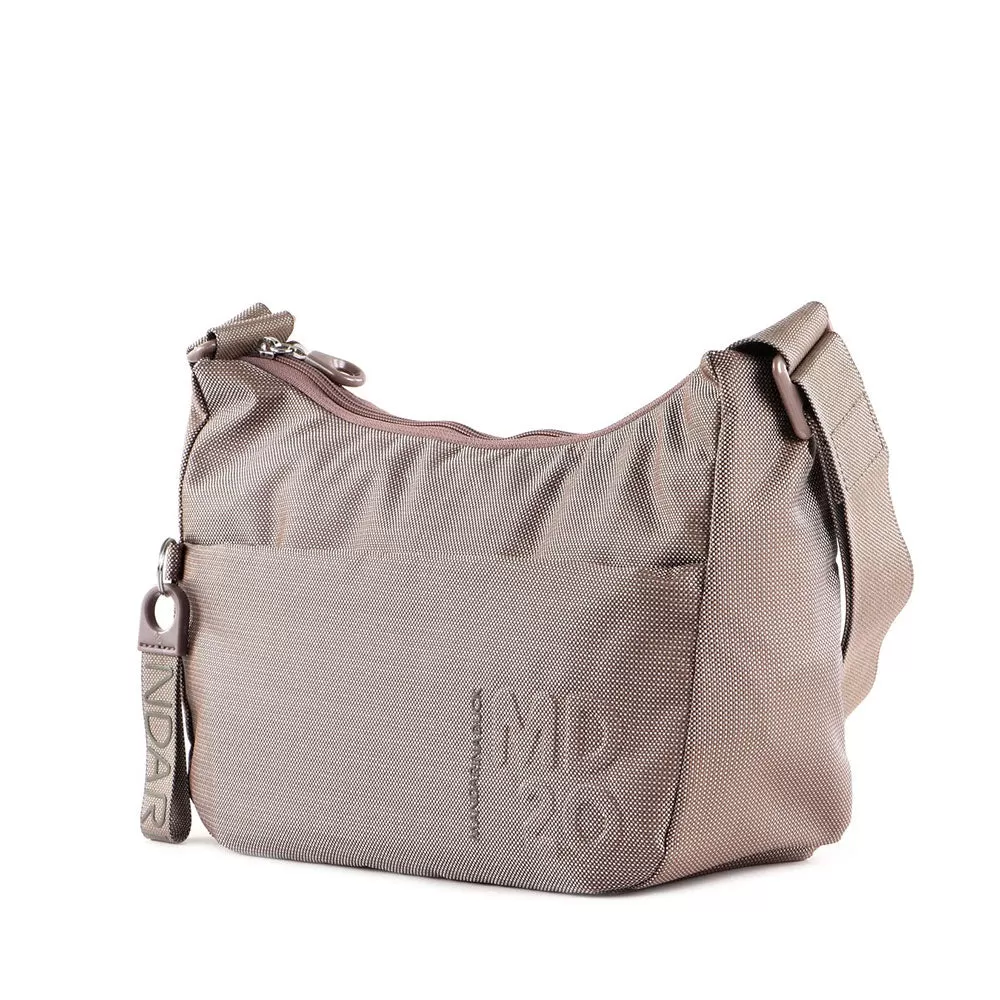 Borsa Donna a Tracolla Mandarina Duck in Tessuto colore Taupe Linea MD20 - P10QMT30