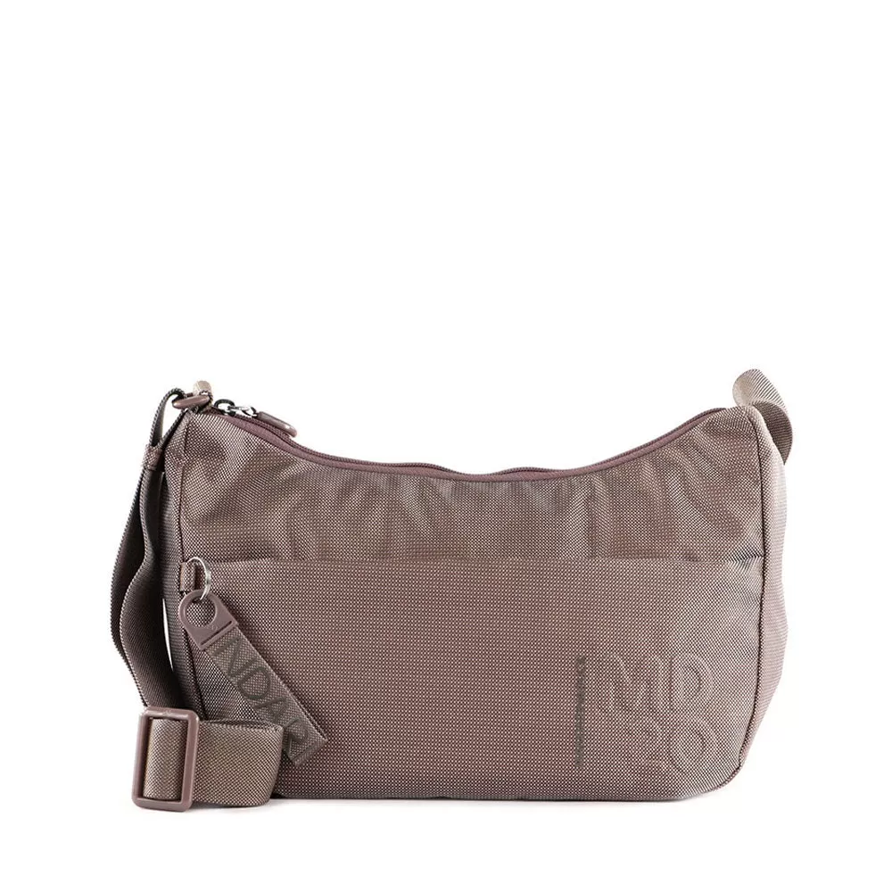 Borsa Donna a Tracolla Mandarina Duck in Tessuto colore Taupe Linea MD20 - P10QMT30