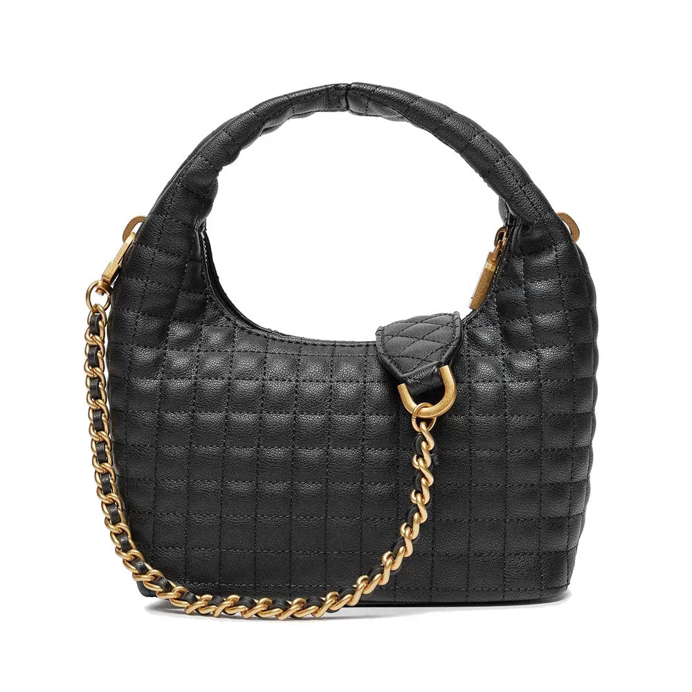 Borsa Donna Hobo a Mano con Tracolla GUESS Linea Tia colore Black