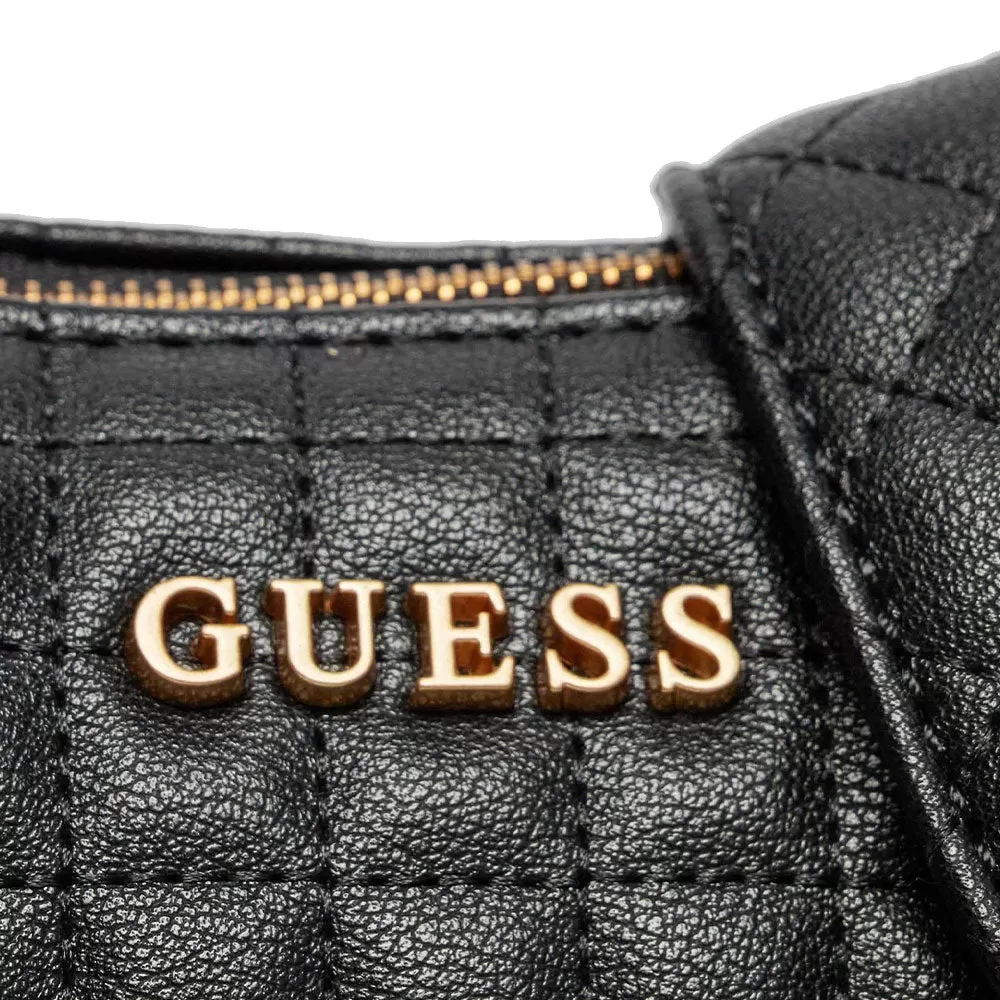 Borsa Donna Hobo a Mano con Tracolla GUESS Linea Tia colore Black