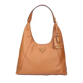 Borsa Donna Hobo a Spalla GUESS Linea Laryn Colore Cognac