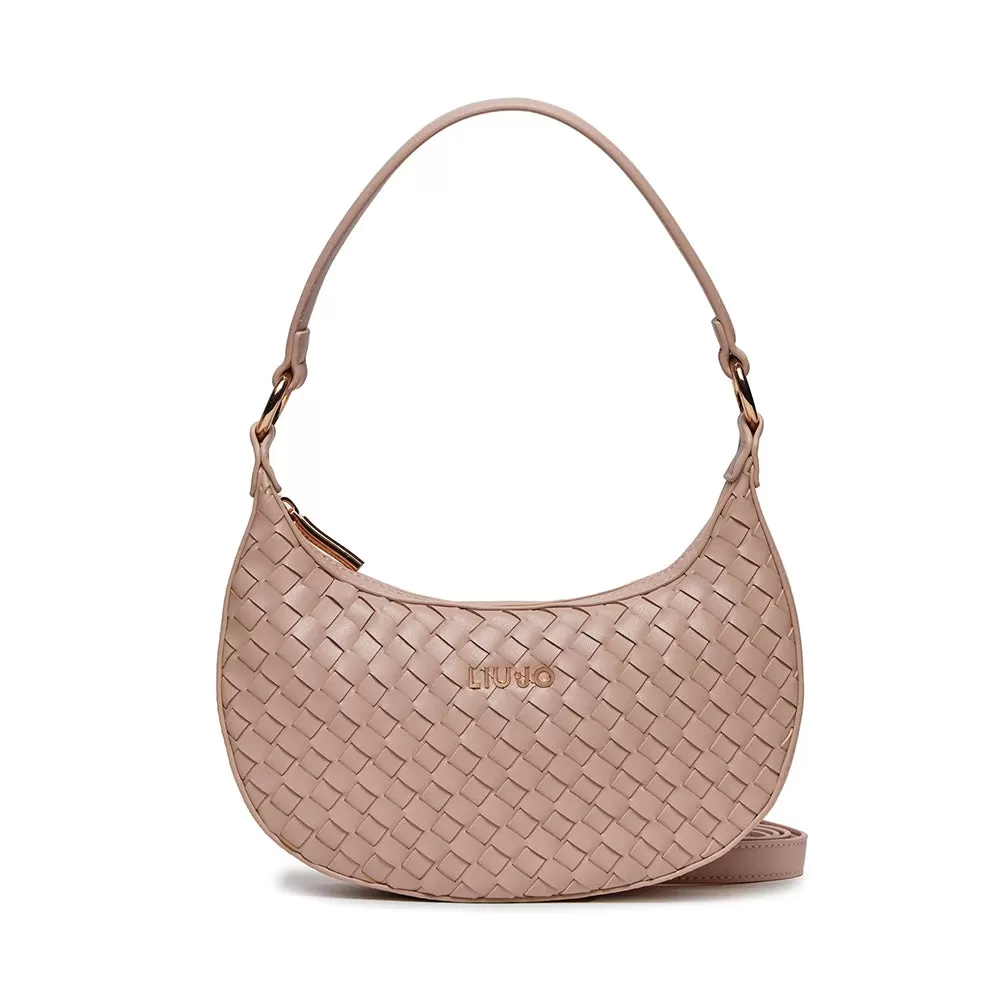 Borsa Donna Hobo LIU JO Better Intrecciata Rosa Antico