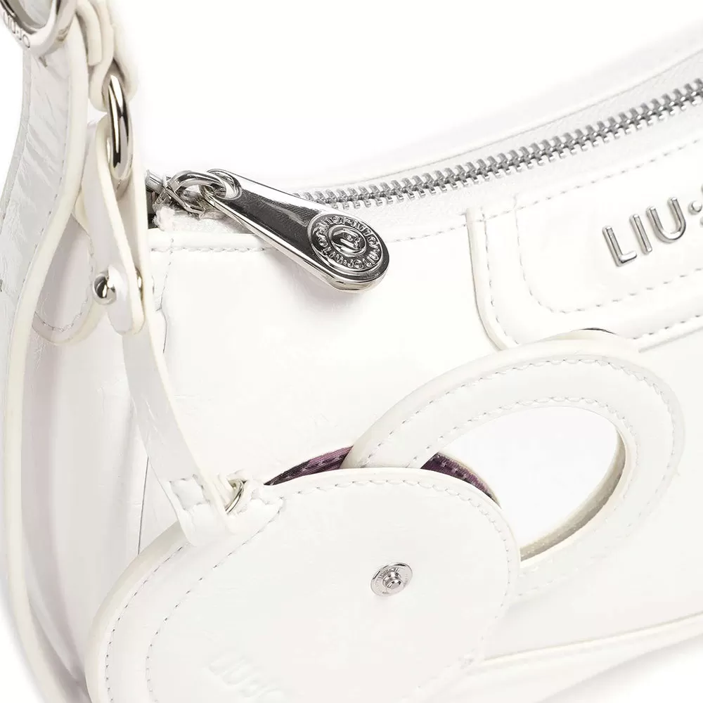 Borsa Donna Hobo Lucida LIU JO Silk Off White