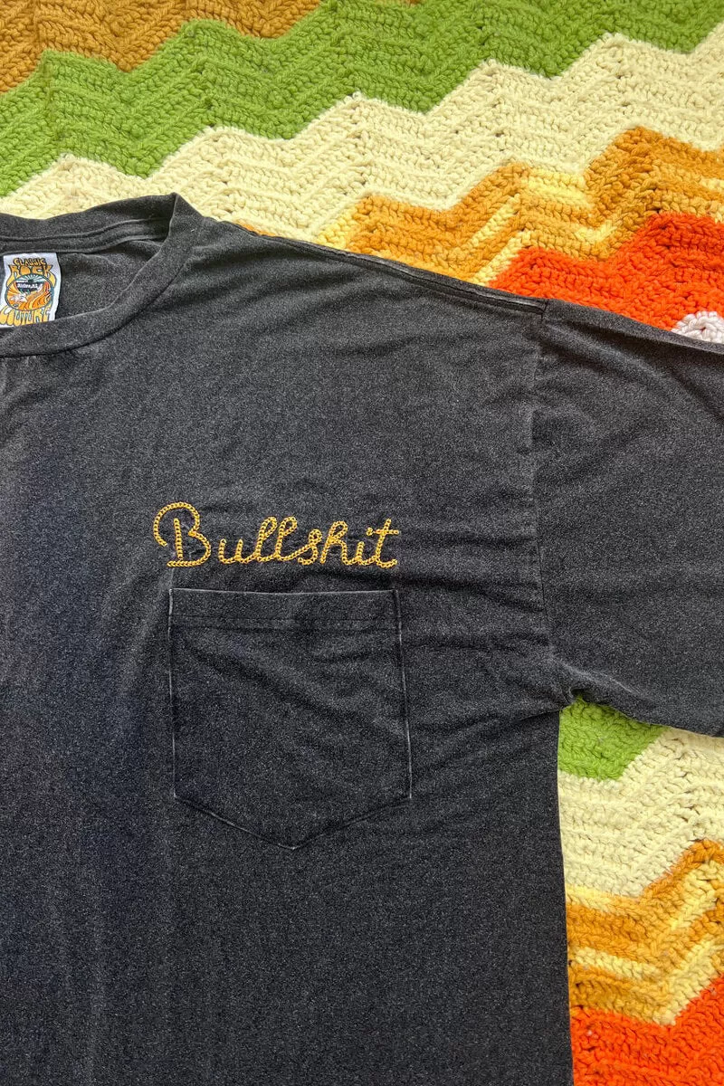 Bull$h*t Chainstitch Pocket Tee