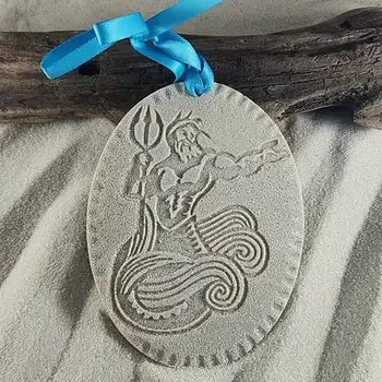 Cape Cod Sand Ornament - Mermaids & Neptune