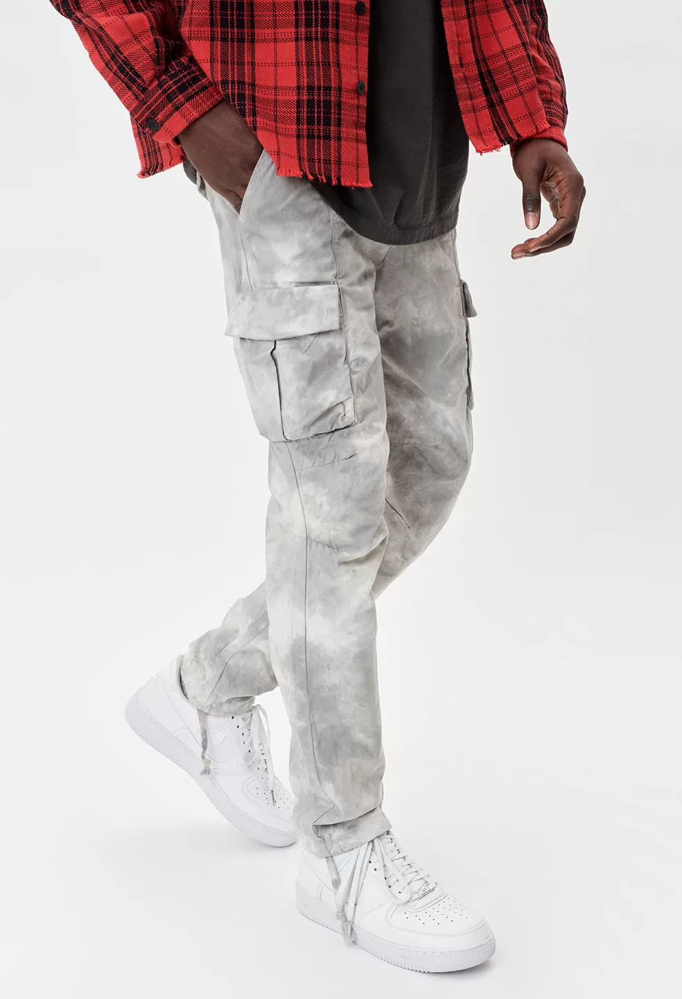 Cargo Pants / Snow Tie Dye