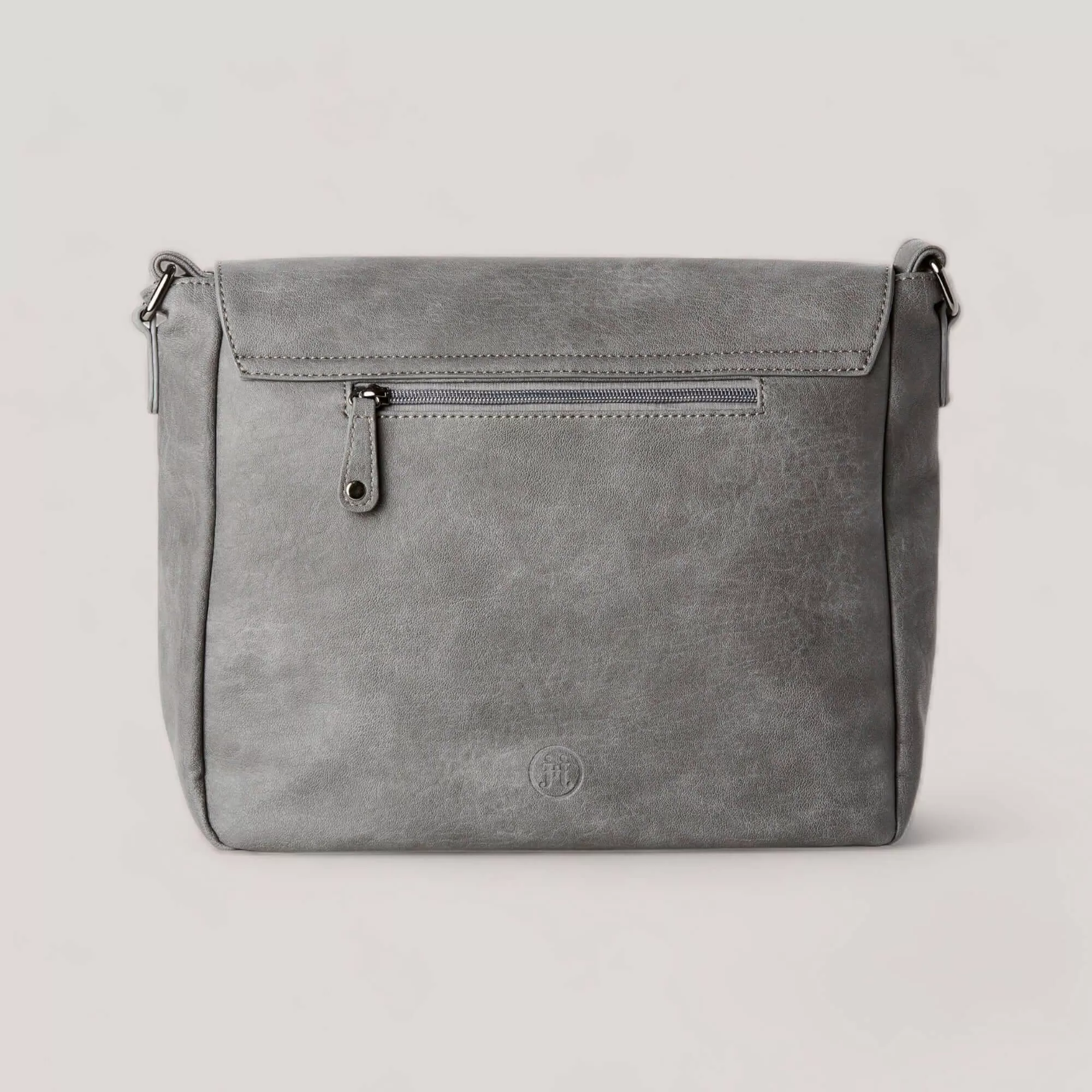 CARTER | Charcoal Classic Messenger Bag