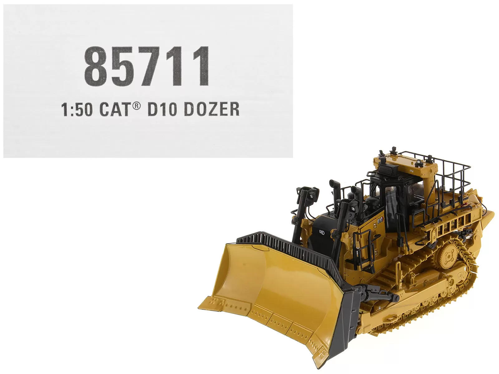 CAT Caterpillar D10 Track Type Dozer Yellow High Line Series 1/50 Diecast Model by Diecast Masters