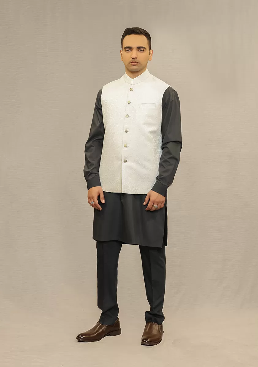 Classic Jamawar Pristine Traditional Waistcoat