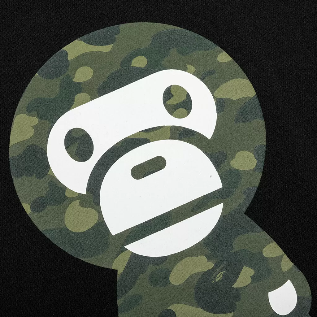 Color Camo Baby Milo Tee - Black/Green