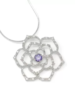 Delta Sigma Pi- Rose of Deltasig Necklace