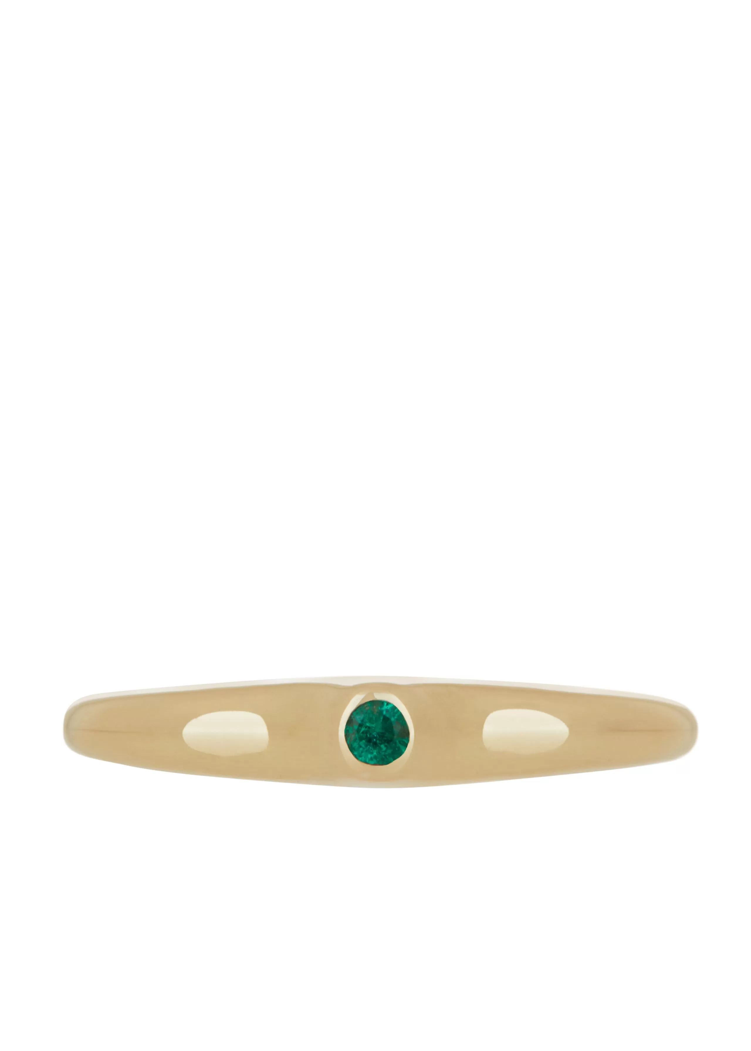 Dulce Ring - Faceted Emerald